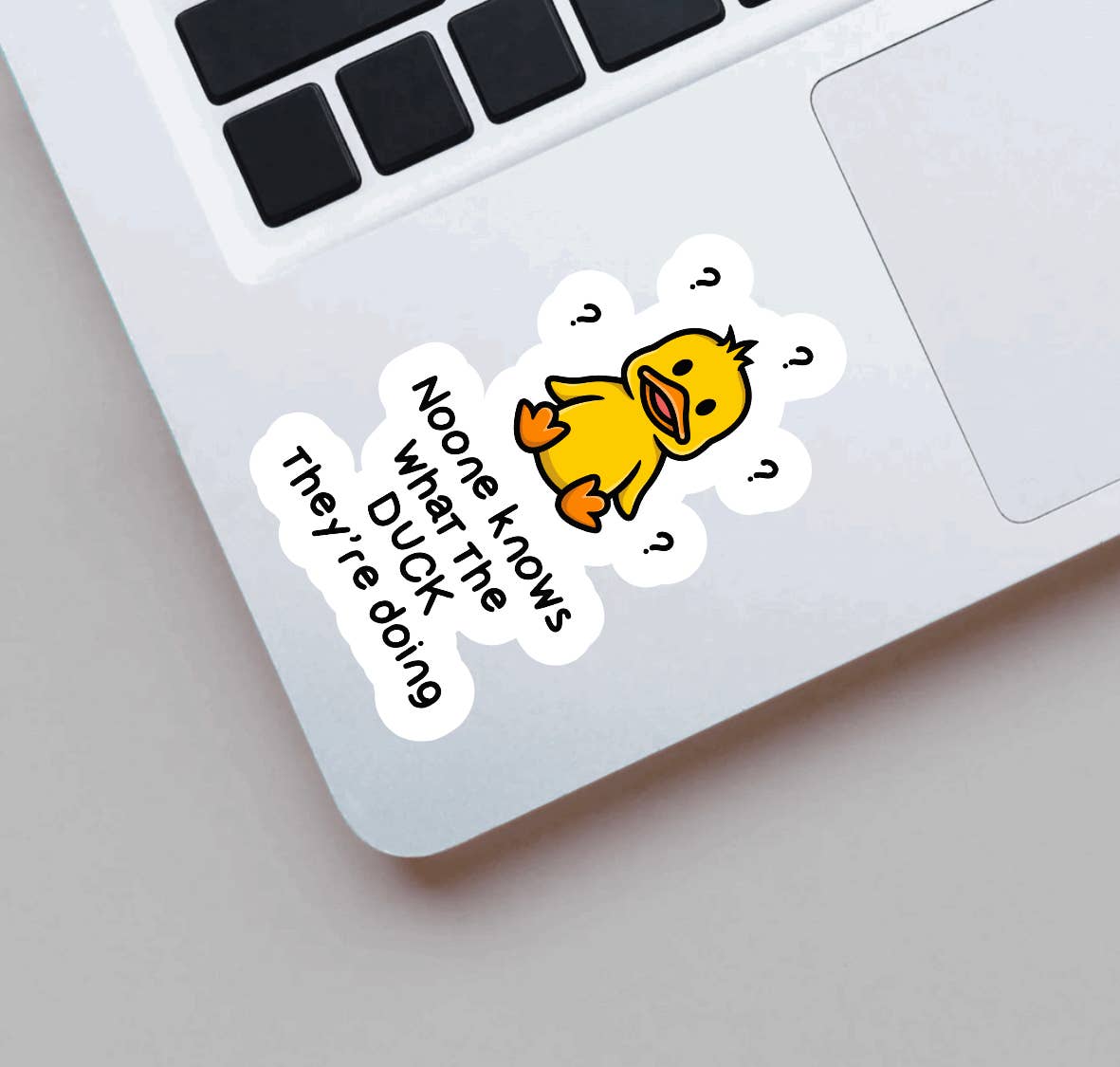 Funny, Cute Animal, Duck, Waterproof Stickers, Hydroflask Stickers, Meme Sticker, Laptop Decal, Tumbler Stickers, Water Bottle Decal