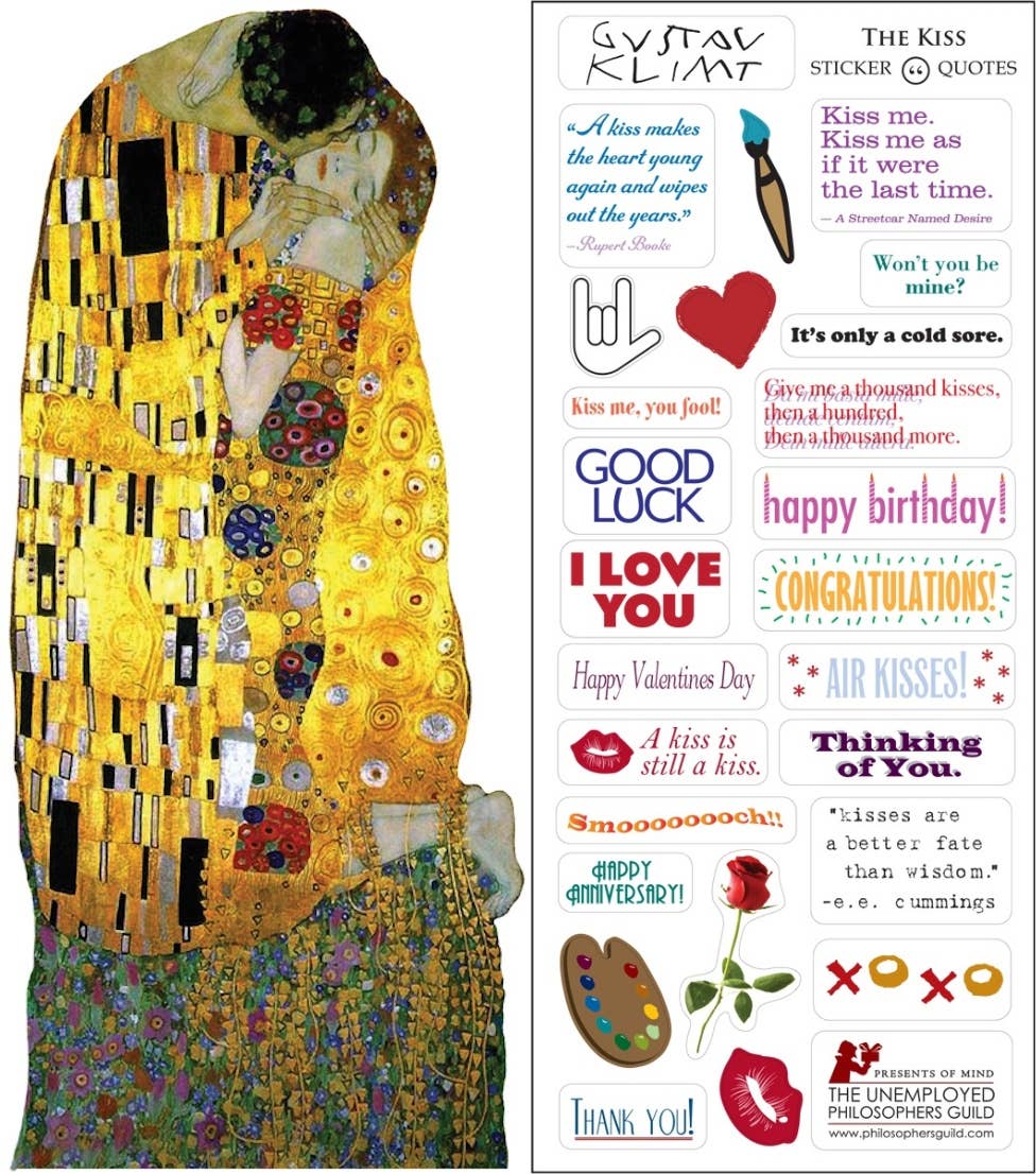 Klimt's Kiss Card