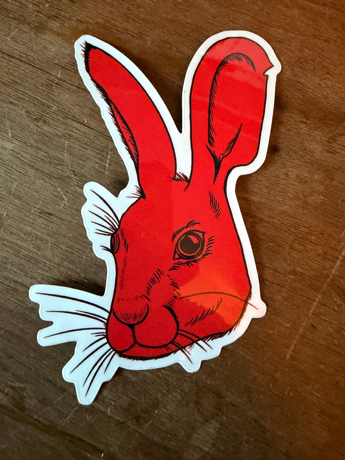 Red Hare Sticker