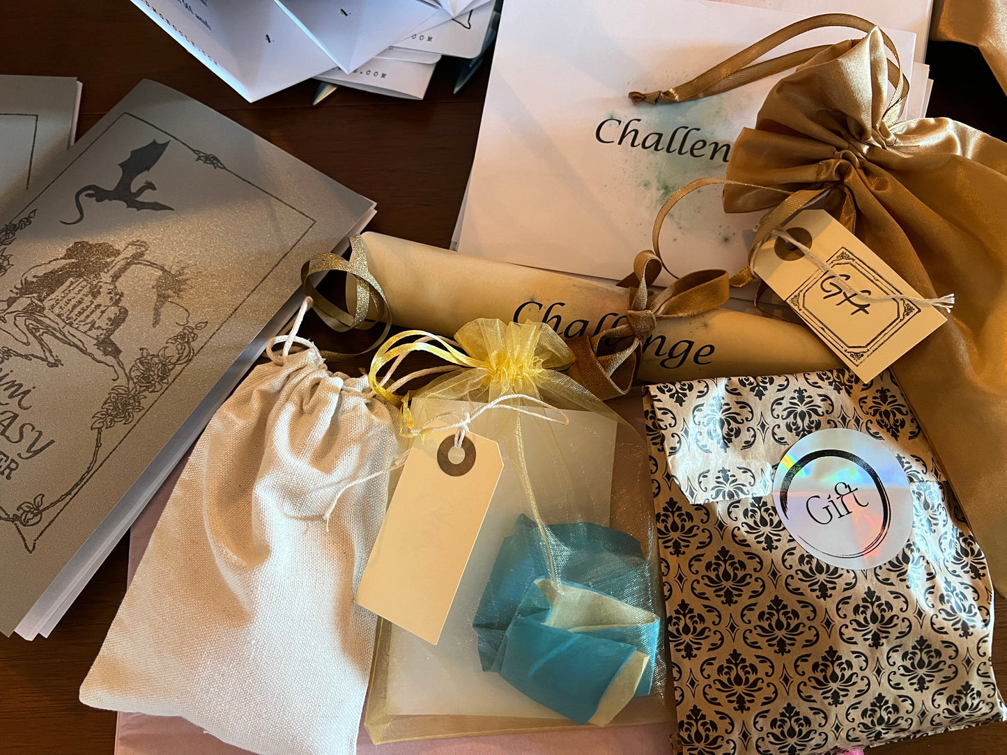 August Fantasy Writer's box