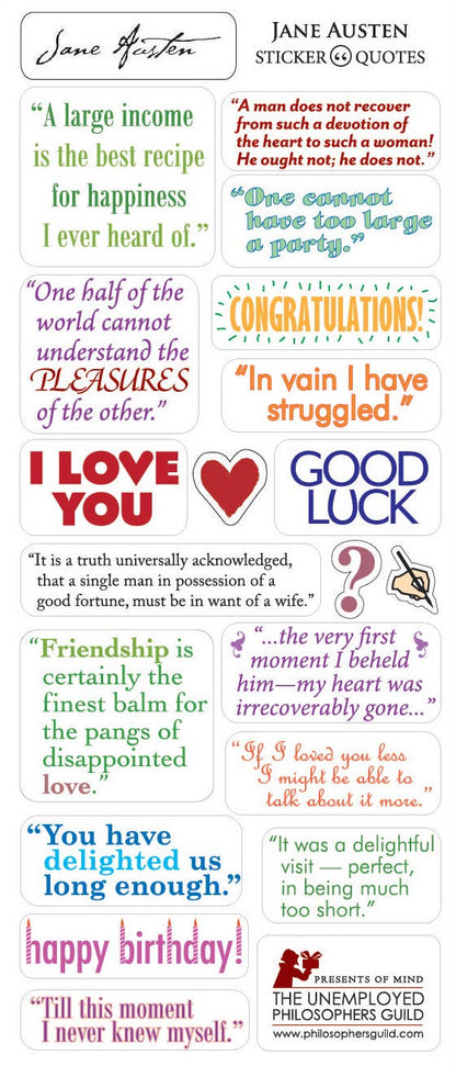 Jane Austen Card