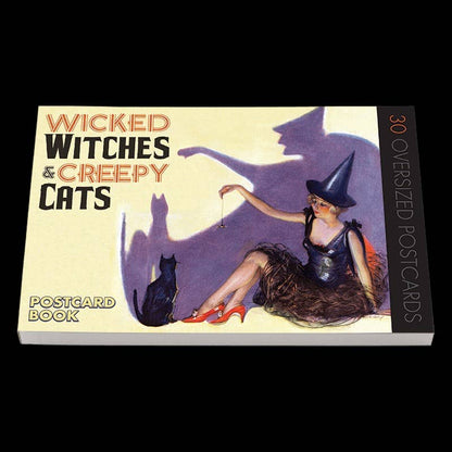 Laughing Elephant - Wicked Witches & Creepy Cats  -  Halloween Postcards