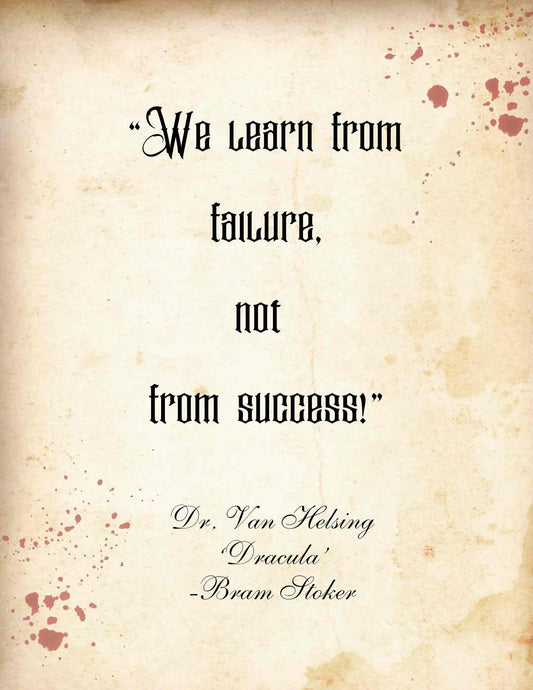 Prints of Quotes from Dracula - downloads