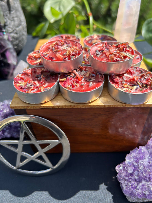 Attraction Tealight Spell Candles