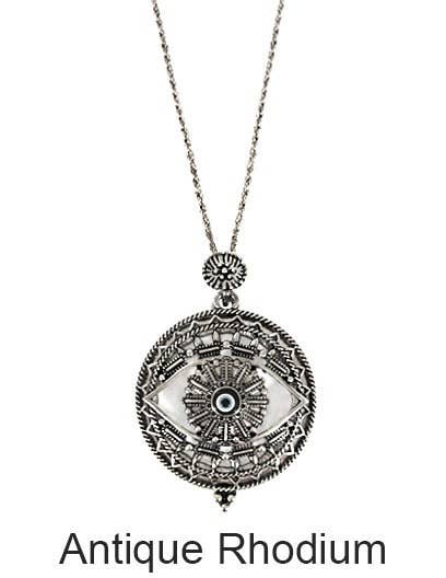 Evil Eye 6x Magnifier Glass Top Mag - 30 Inch Necklace