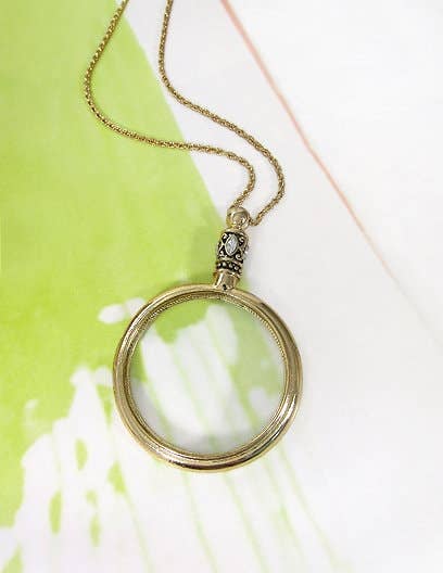 Plain Monocle Magnifying necklace