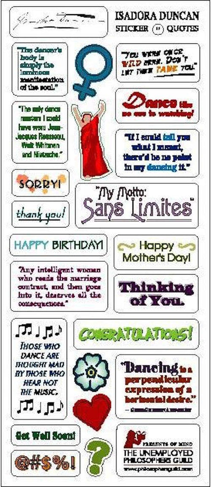 Isadora Duncan Card