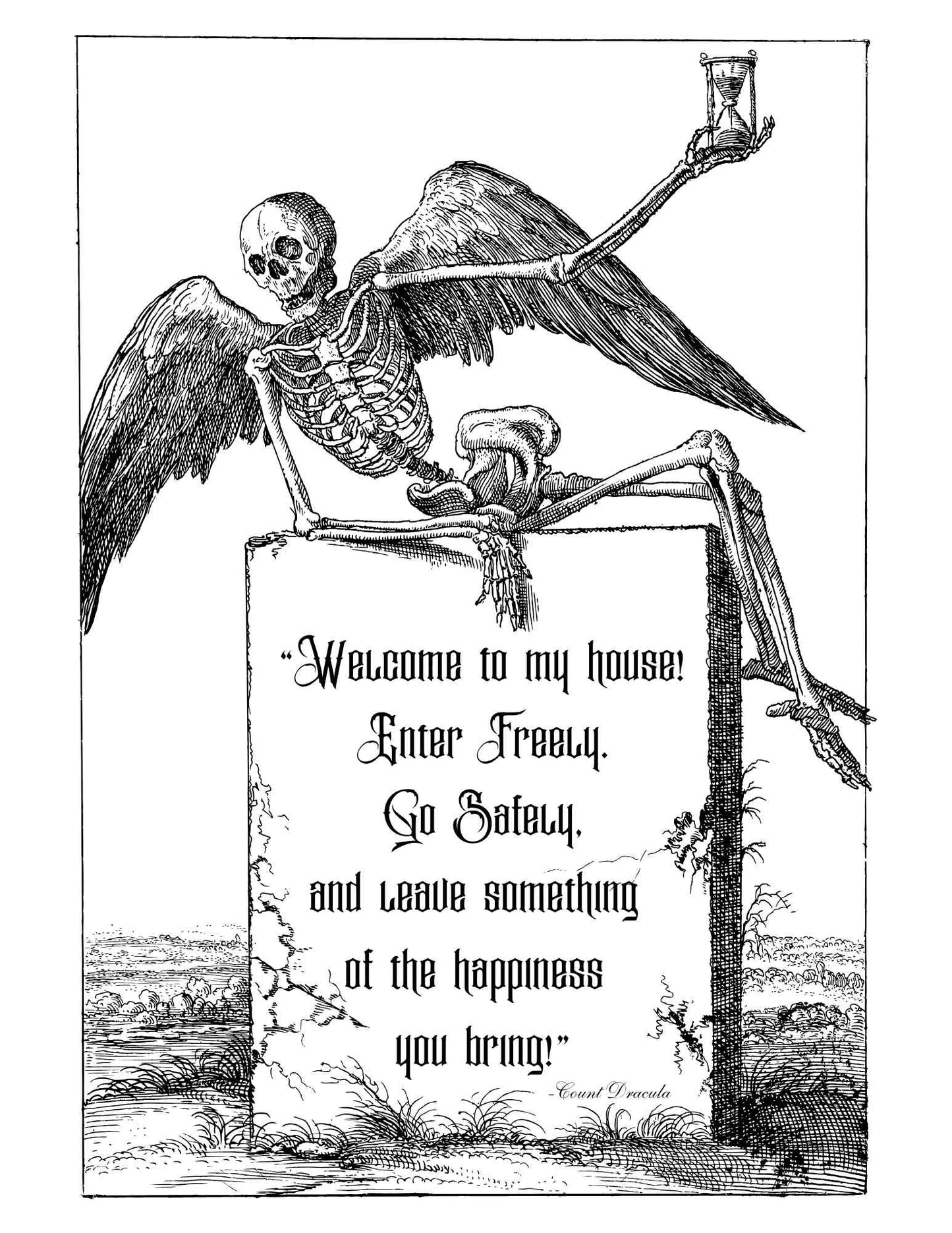 Prints of Quotes from Dracula - downloads