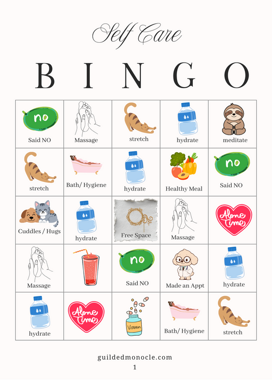 Self-Care BINGO