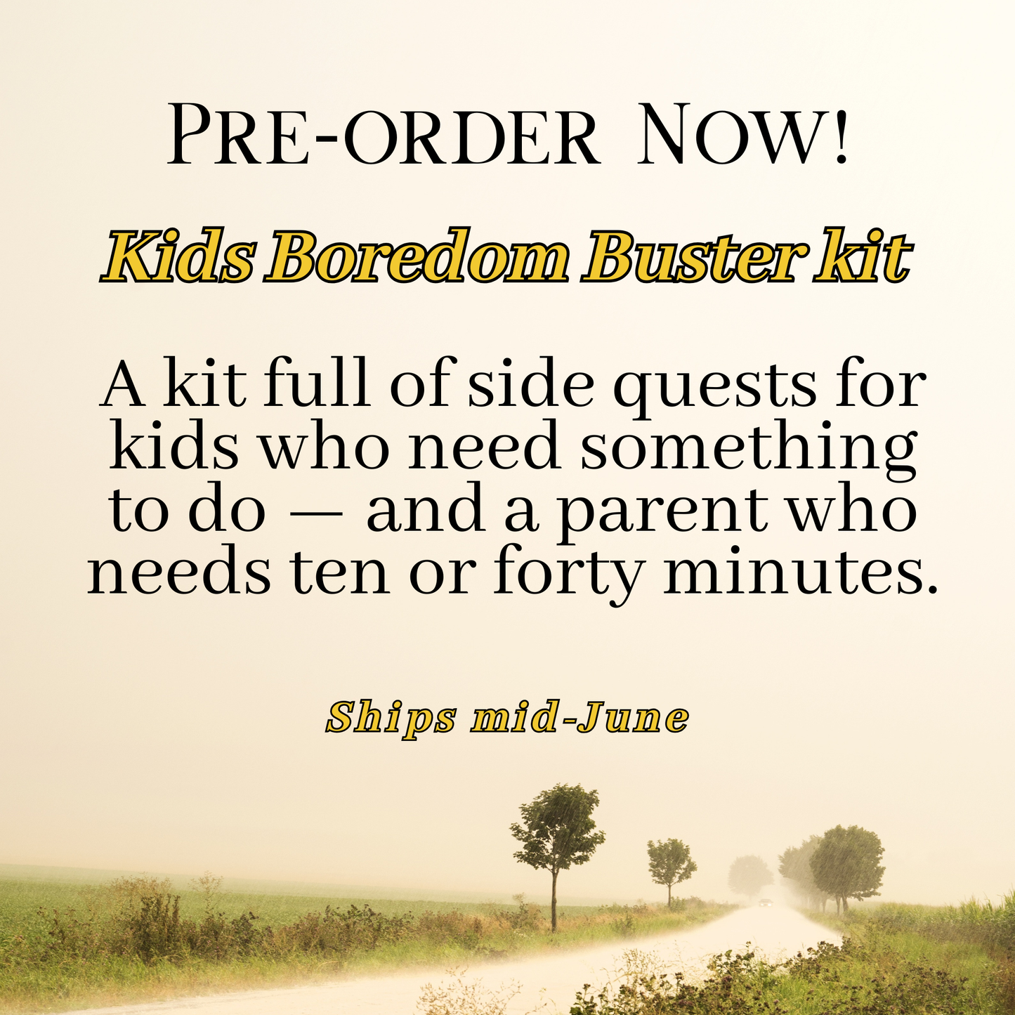 Kid's Boredom Buster Kit