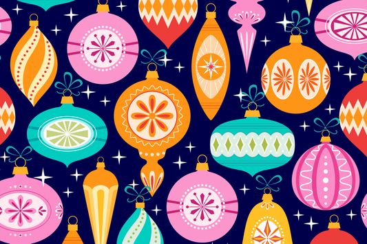 Vintage Holiday Ornaments Christmas Decorations Retro MCM