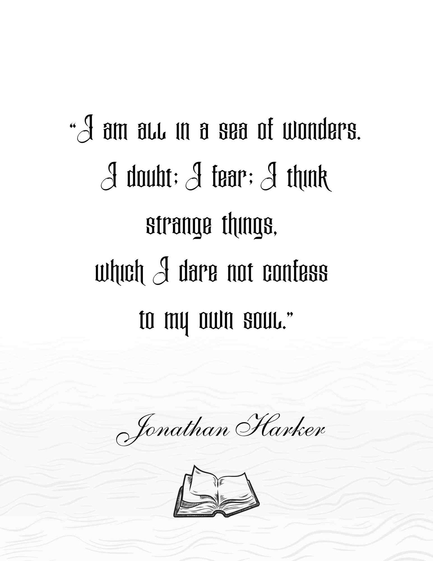 Prints of Quotes from Dracula - downloads