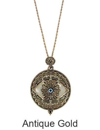 Evil Eye 6x Magnifier Glass Top Mag - 30 Inch Necklace