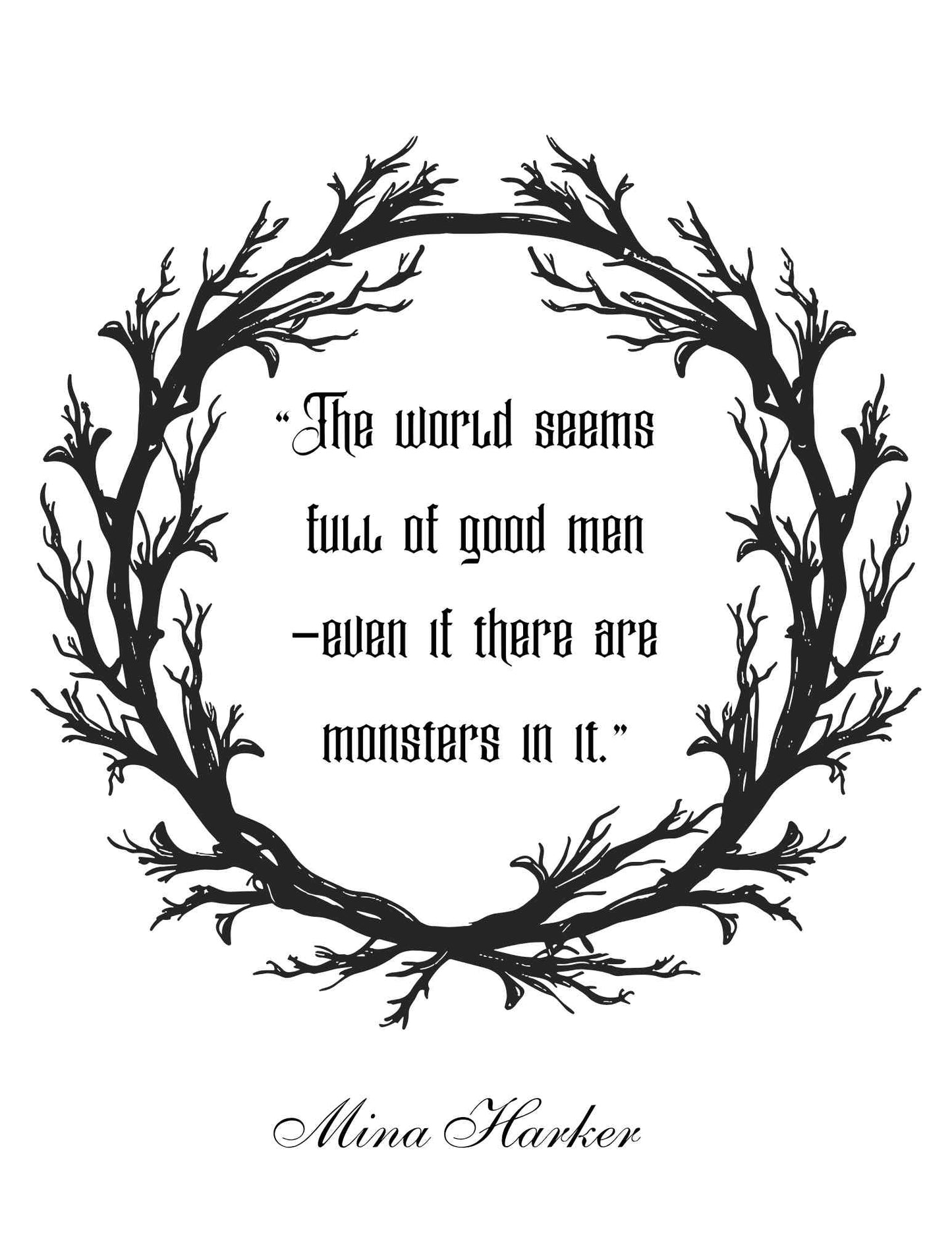 Prints of Quotes from Dracula - downloads