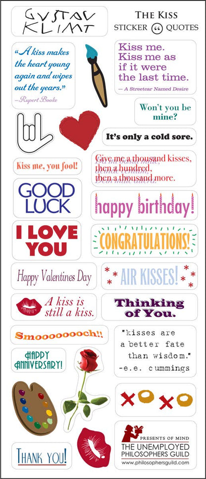Klimt's Kiss Card