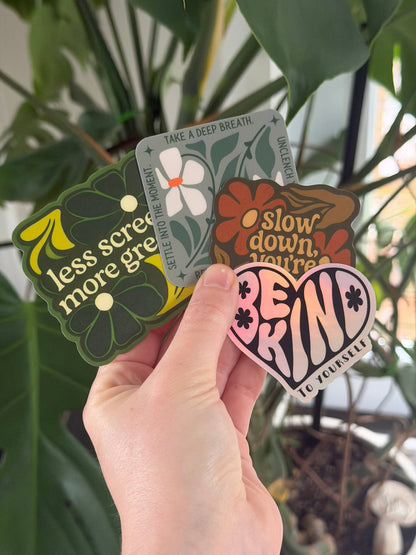 Motivational Sticker | Slow Down You’re Doing Fine