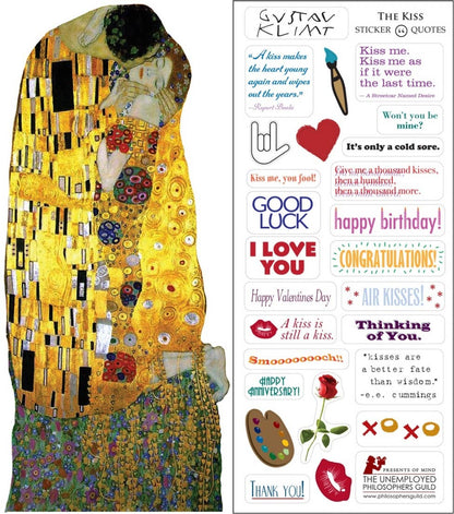 Klimt's Kiss Card