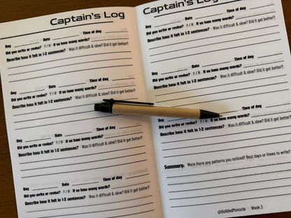Writing Log for Sci-Fi (Captain's log)