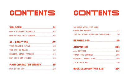 A Reading Journal: Main Character Energy by Sweet  Hearts Press