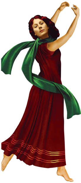 Isadora Duncan Card