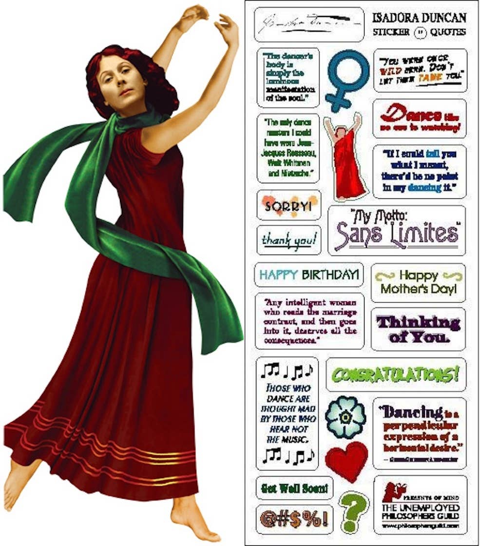 Isadora Duncan Card