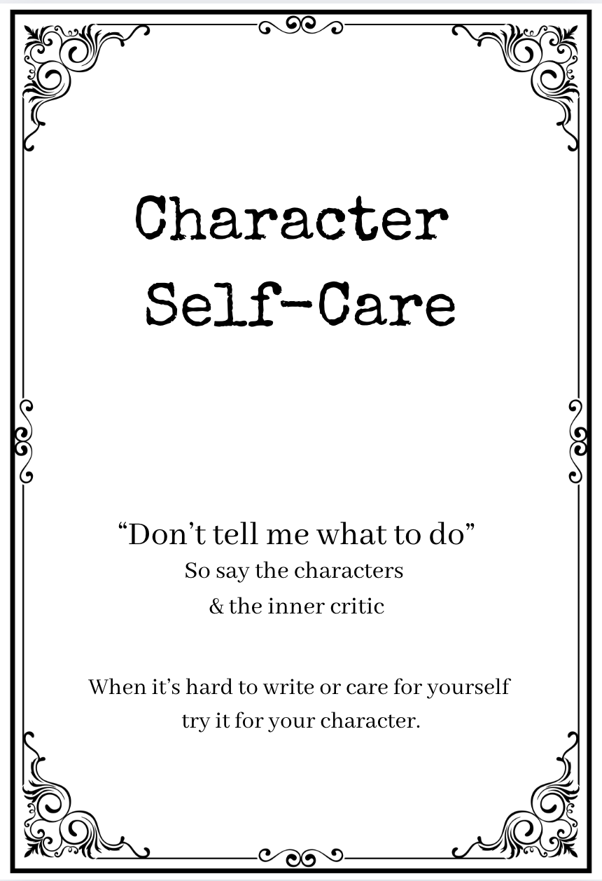 Character Self Care Cards