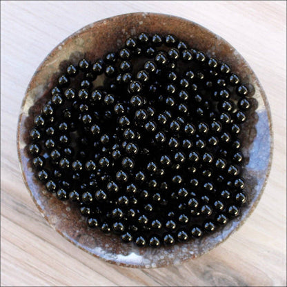 Black Onyx Bracelet 4mm- Crystals & Stones