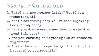 What Do You think? Non-Confrontational Card Game for Awkward Holidays